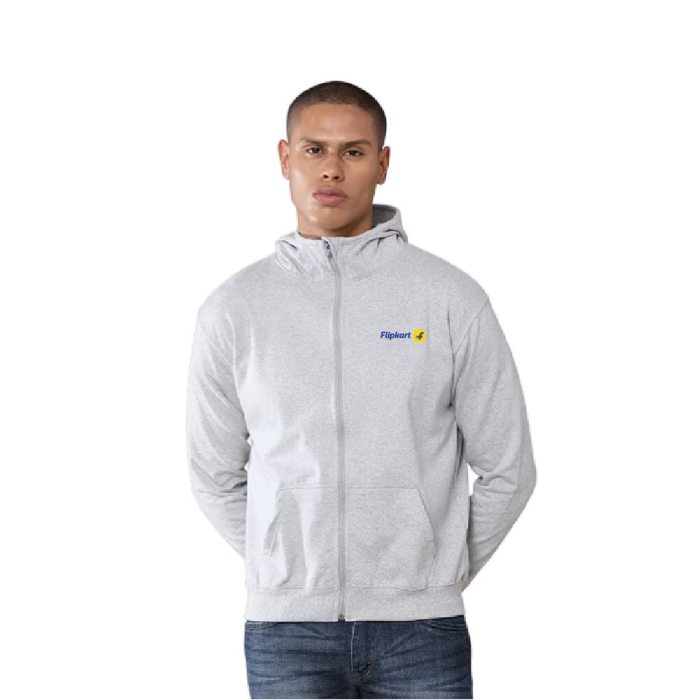 Greys&Blues Rocky Hoodie with Zip-Grey